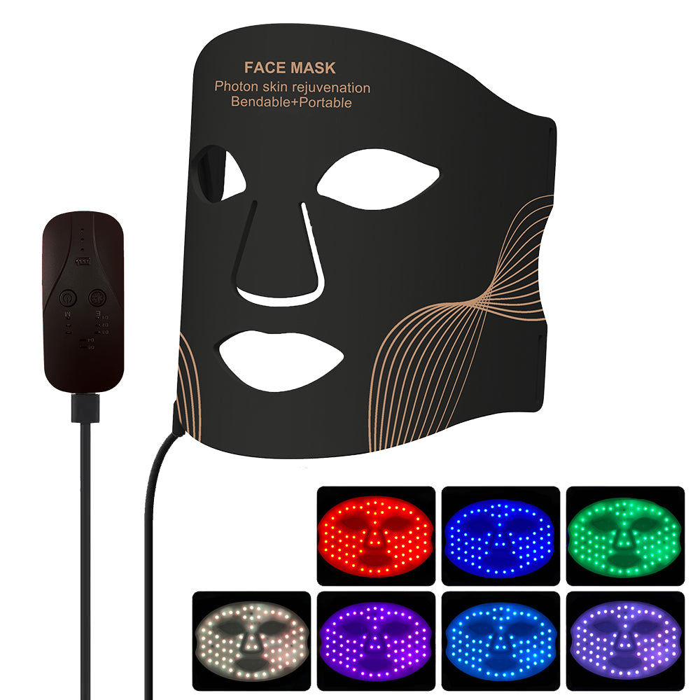 7 Color LED Light Therapy Face Mask